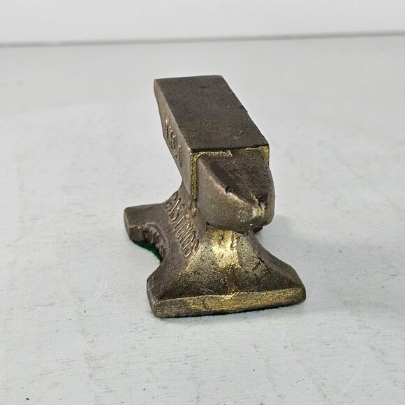Miniature Antique Anvil Oklahoma Steel Castings Tulsa Advertising Sales Sample - Picture 4 of 8
